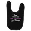 Dear Parents Tag You're It Love Teachers Women's Baby Bibs