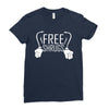 free shrugs Ladies Fitted T-Shirt