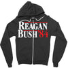 reagan bush '84 Zipper Hoodie