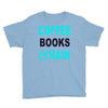 coffee books and rain Youth Tee