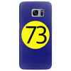 73 the perfect number t shirt the big bang theory cool funny Samsung Galaxy S7 Edge