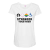 Stronger Together Maternity Scoop Neck T-shirt