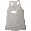 belive alien Racerback Tank