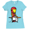 iron man Ladies Fitted T-Shirt