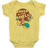 saved by the shell Baby Bodysuit