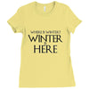 Winter (f80) Ladies Fitted T-Shirt