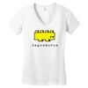 legosaurus Women's V-Neck T-Shirt
