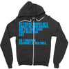my friend thinks he's smart Zipper Hoodie