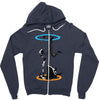 infinite loop Zipper Hoodie