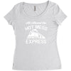 all aboard hot mess express train Women's Triblend Scoop T-shirt