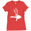 coyote wile coyote beep beep cartoon&amp;fumetti Ladies Fitted T-Shirt