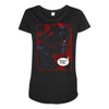 death star sorrows Maternity Scoop Neck T-shirt