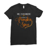 my favorite season is pumpkin spice Ladies Fitted T-Shirt