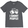 i shoot people V-Neck Tee