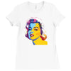 pop art marilyn monroe Ladies Fitted T-Shirt