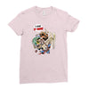 deadpool and superman Ladies Fitted T-Shirt