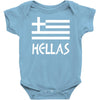 greece hellas greek flag Baby Onesie