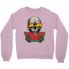 watermelon skull Crewneck Sweatshirt