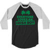 everyone loves an irish boy 3/4 Sleeve Shirt
