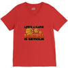 life's a game basketball V-Neck Tee