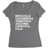 vegan Women's Triblend Scoop T-shirt