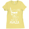 part time ninja Ladies Fitted T-Shirt