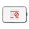 say no to civil war Laptop sleeve
