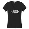 darwin'   fish Women's V-Neck T-Shirt