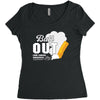 Butt Out Lung Cancer Awareness Women's Triblend Scoop T-shirt