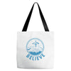 alien up Tote Bags