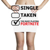 too busy playing fortnite (black) Mini Skirts
