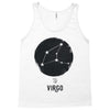 Virgo Zodiac Sign Minimal Design Tank Top
