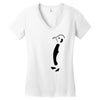 penguin american apparel Women's V-Neck T-Shirt