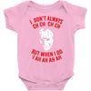 i don't always ch ch ch Baby Bodysuit