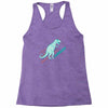 ask me about dinosaurs Racerback Tank