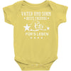 vater und sohn beste freunde Baby Onesie