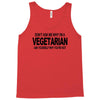 vegetarian ask yourself why not vegan food foodie tofu geek tee shirt Tank Top