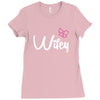 Wifey white Ladies Fitted T-Shirt