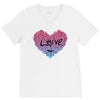 love (4) V-Neck Tee