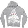I Am Bulldog Actually In A Very Commited Relationship Zipper Hoodie