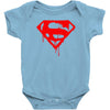dripping blood superman Baby Bodysuit