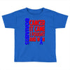 melanoma skin cancer survivor shirt blac Toddler T-shirt