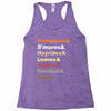 fall helvetica Racerback Tank