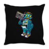 robot kicks Throw Pillow