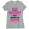The Best Grammy Was Born In March Ladies Fitted T-Shirt