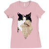 cat1 Ladies Fitted T-Shirt