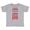 horror movies, pizza and beer Toddler T-shirt