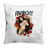 anarchy angel Throw Pillow