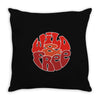 wild and free Throw Pillow