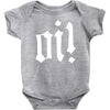 oi punk rock top long sleeve,,,, Baby Onesie